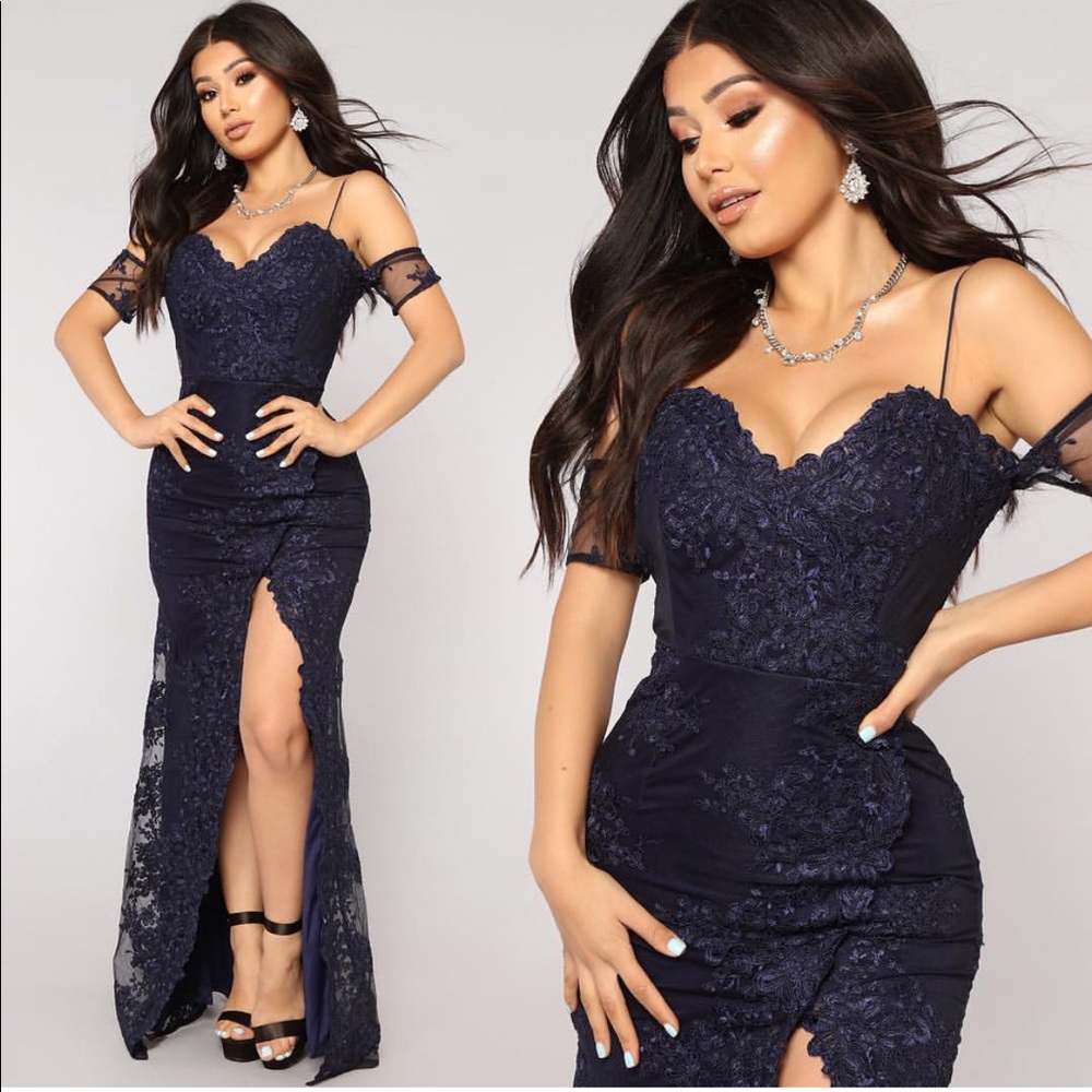 Fashion Nova Embroidered Dress